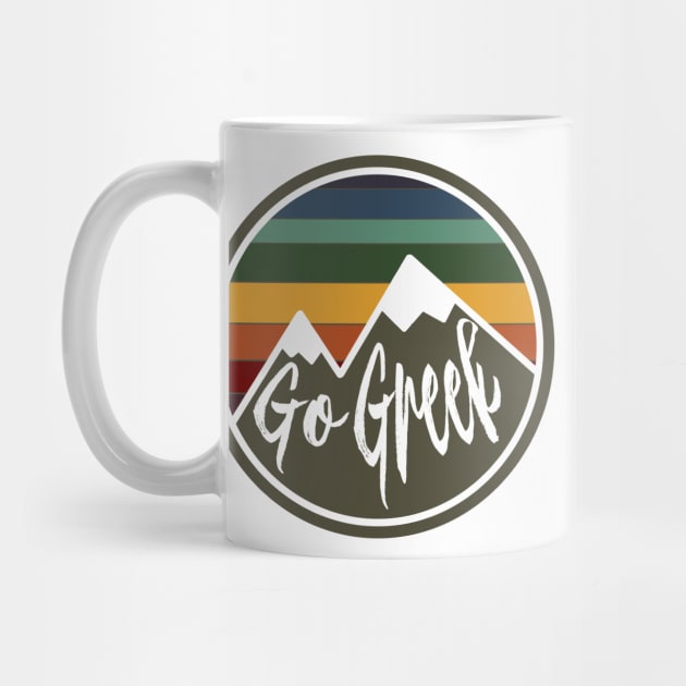 Go Greek Mountain Patch by Rosemogo